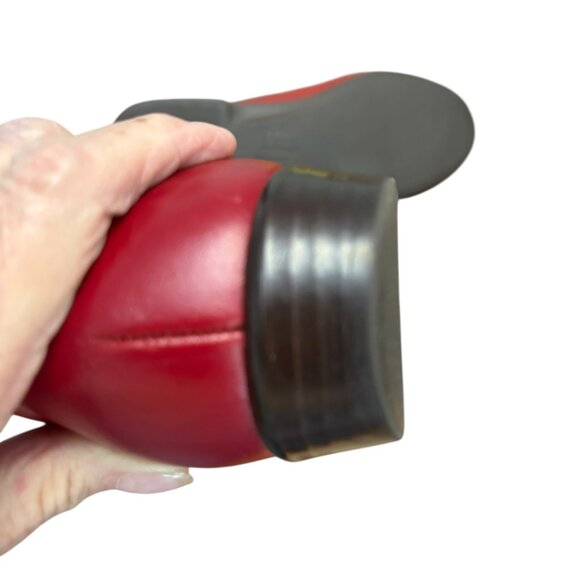 SAS Tripad Comfort Red Leather Penny Loafers Size 7 M Slip On Casual Shoes - Picture 12 of 12